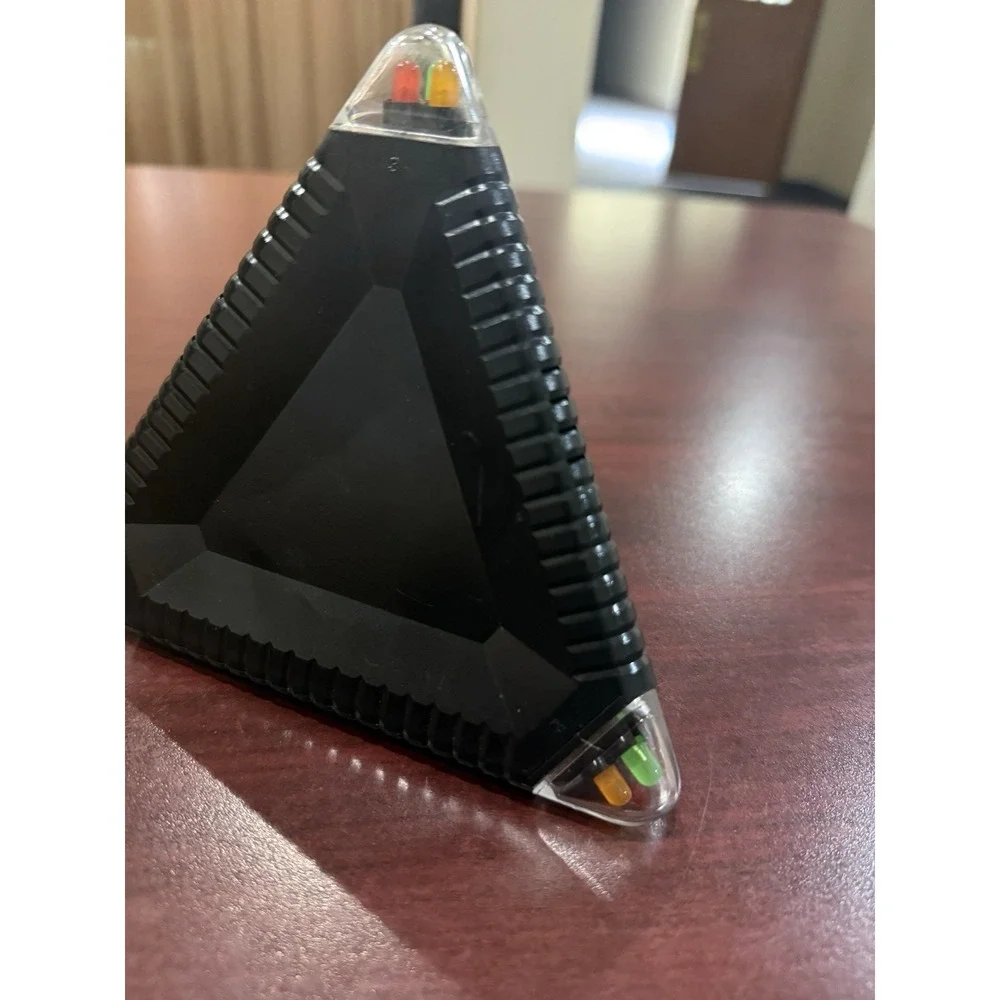 Luminations Pyramid Game Puzzle 1989 Random House Vintage Toy Black Works Read